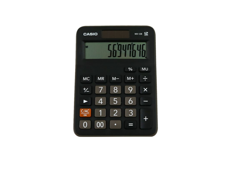 CASIO MX-12 B HESAP MAKİNESİ 12 HANE CASIO MX-12 B HESAP MAKİNESİ 12 HANE