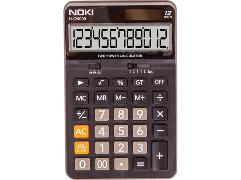 NOKİ HESAP MAKİNASI 12 HANE MASA ÜSTÜ H-CN009 NOKİ HESAP MAKİNASI 12 HANE MASA ÜSTÜ H-CN009