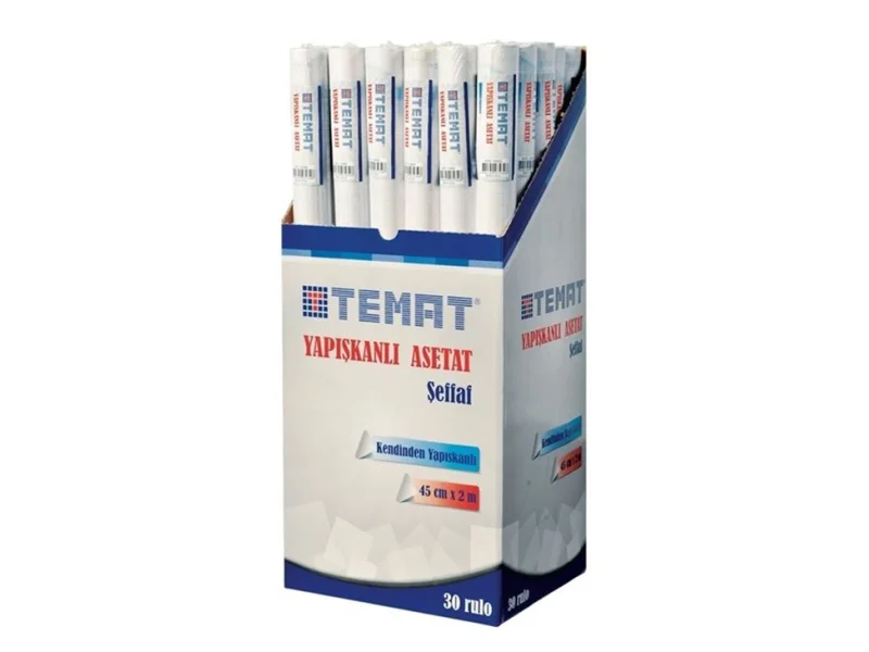 TEMAT 45 cm x 2 mt YAPIŞKANLI ASETAT RULO 10350