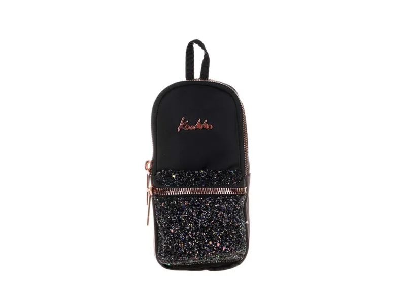 KAUKKO K2471 BRIGHT JUNIOR BAG KALEM ÇANTASI TAŞLI SİYAH KAUKKO K2471 BRIGHT JUNIOR BAG KALEM ÇANTASI TAŞLI SİYAH