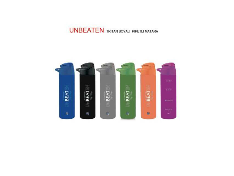 GIPTA UNBEATEN TRİTAN DESENLİ PİPETLİ MATARA 630cc K7512