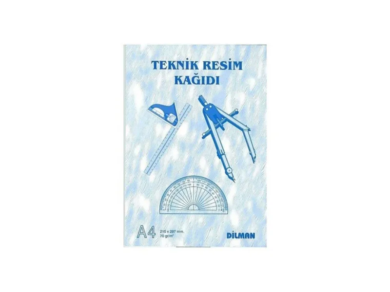 DİLMAN A4 TEKNİK RESİM KAĞIDI DİK DİLMAN A4 TEKNİK RESİM KAĞIDI DİK
