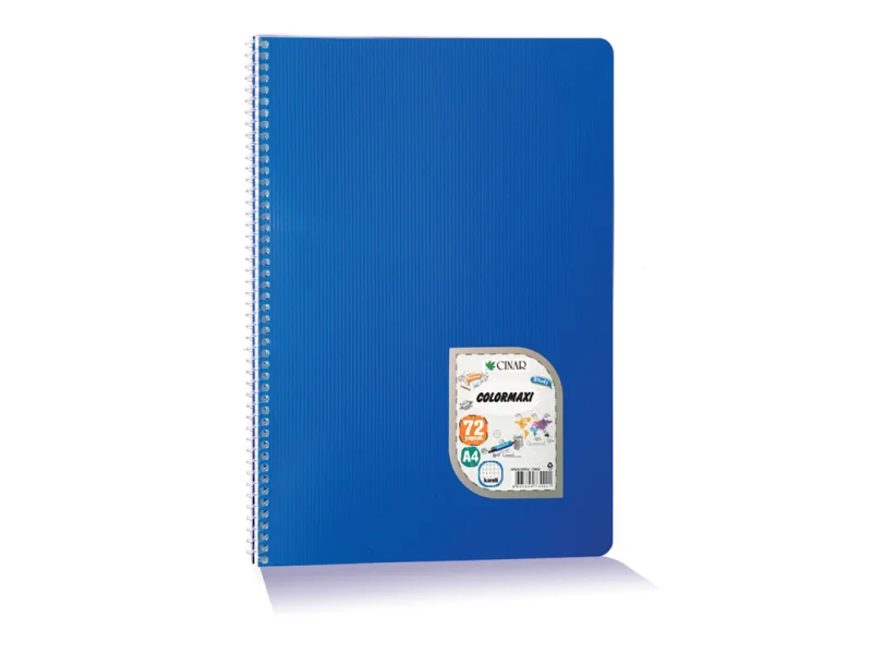 ÇINAR COLORMAXI A4 96 YP DÜZ PP KAPAK SPİRALLİ DEFTER 73003 ÇINAR COLORMAXI A4 96 YP DÜZ PP KAPAK SPİRALLİ DEFTER 73003