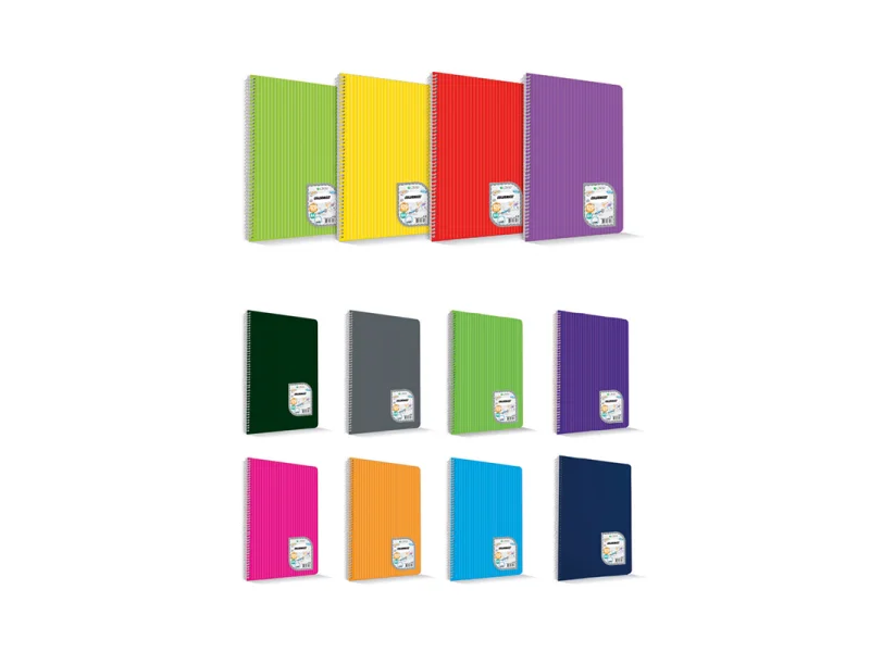 ÇINAR COLORMAXI A5 96 YP ÇİZGİLİ PP KAPAK SPİRALLİ DEFTER 73504