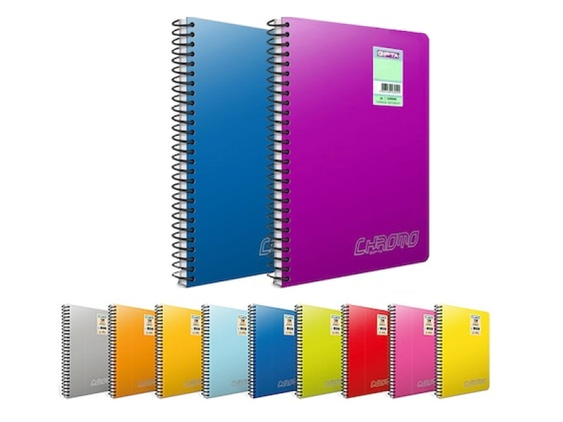 GIPTA CHROMO A4 80 YP.KARELİ SPİRALLİ DEFTER PP.KAPAK 1338 GIPTA CHROMO A4 80 YP.KARELİ SPİRALLİ DEFTER PP.KAPAK 1338