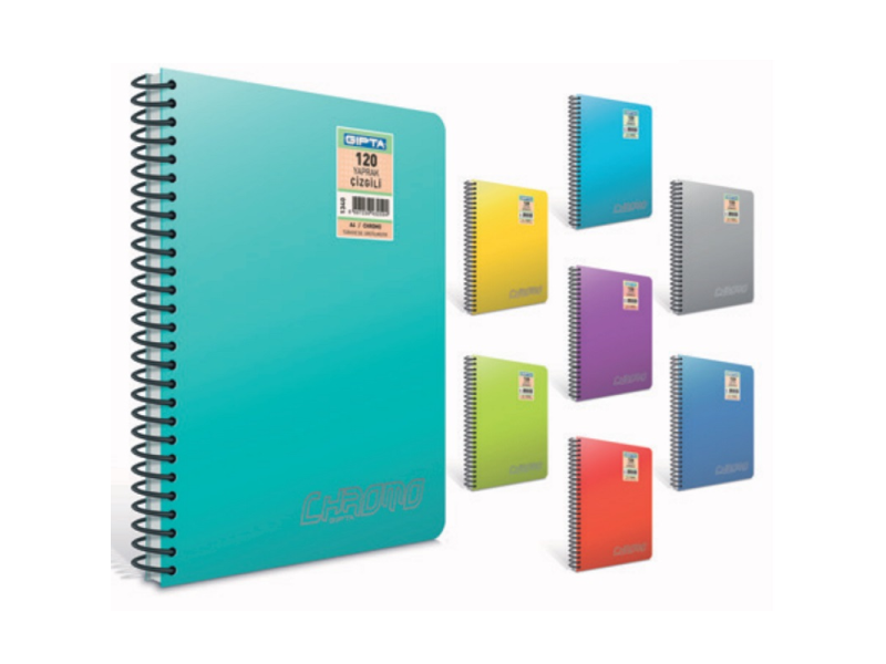 GIPTA CHROMO A4 60 YP ÇİZGİLİ DEFTER PP.KAPAK 1978 GIPTA CHROMO A4 60 YP ÇİZGİLİ DEFTER PP.KAPAK 1978