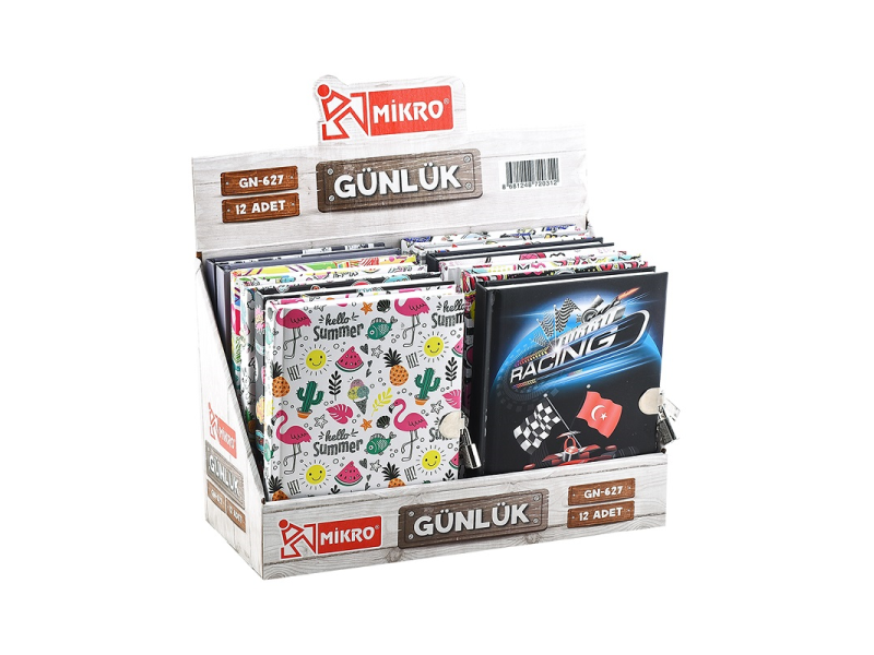 MİKRO GN-627 DESENLİ KİLİTLİ GÜNLÜK MİKRO GN-627 DESENLİ KİLİTLİ GÜNLÜK