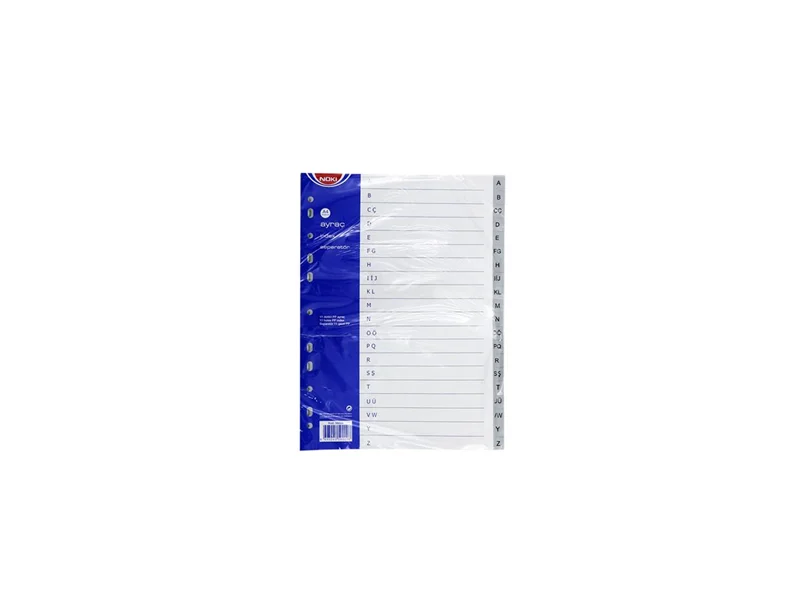NOKİ A-Z HARF AYRAÇ 59229 NOKİ A-Z HARF AYRAÇ 59229