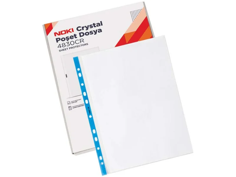 NOKİ CRYSTAL POŞET DOSYA 100 LÜ 4830CR NOKİ CRYSTAL POŞET DOSYA 100 LÜ 4830CR