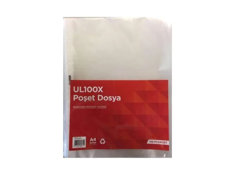 NOREX A4 EKO POŞET DOSYA 100 LÜ UL100X NOREX A4 EKO POŞET DOSYA 100 LÜ UL100X