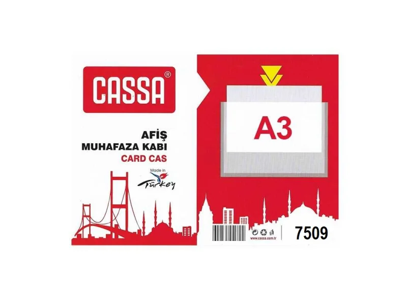 CASSA 7509 A3 AFİŞ MUHAFAZA KABI CASSA 7509 A3 AFİŞ MUHAFAZA KABI