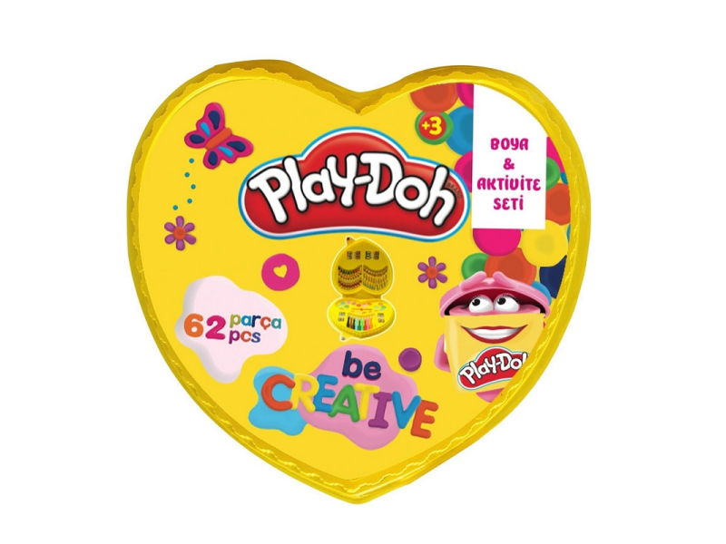 PLAY-DOH KIRTASİYE SETİ 62 PARÇA ST007