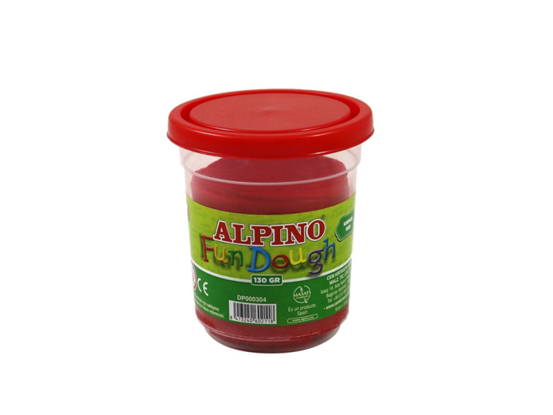 ALPINO DP-000304 KIRMIZI OYUN HAMURU 130 gr ALPINO DP-000304 KIRMIZI OYUN HAMURU 130 gr