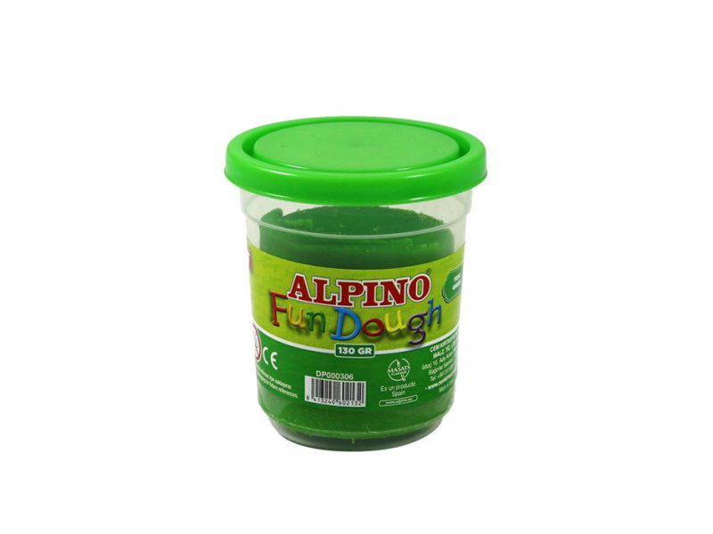 ALPINO DP-000306 YEŞİL OYUN HAMURU 130 gr ALPINO DP-000306 YEŞİL OYUN HAMURU 130 gr