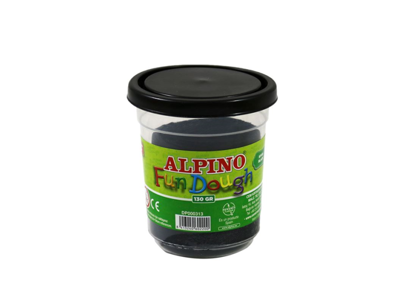 ALPINO DP-000313 SİYAH OYUN HAMURU 130 gr ALPINO DP-000313 SİYAH OYUN HAMURU 130 gr