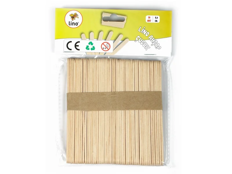 LINO RBZ-032 AHŞAP NATUREL ÇUBUK DAR 11 CM 50 Lİ LINO RBZ-032 AHŞAP NATUREL ÇUBUK DAR 11 CM 50 Lİ