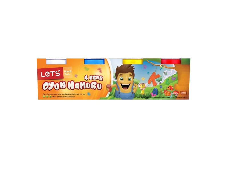 LETS OYUN HAMURU KÜÇÜK BOY 4 RENK L-8240 LETS OYUN HAMURU KÜÇÜK BOY 4 RENK L-8240