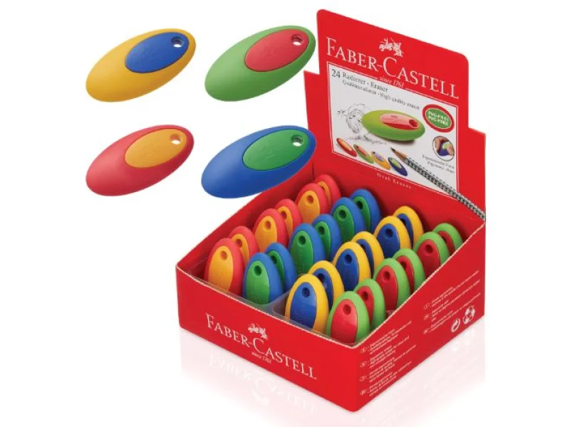 FABER 182330 ELİPS SİLGİ RENKLİ 24 LÜ KT FABER 182330 ELİPS SİLGİ RENKLİ 24 LÜ KT