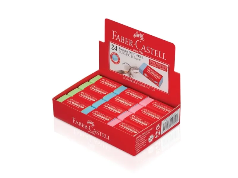 FABER DUST-FREE RENKLİ SİLGİ 24 LÜ 5130187125 FABER DUST-FREE RENKLİ SİLGİ 24 LÜ 5130187125