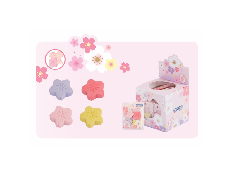 GIPTA GARDEN 4 LÜ MİNİ SİLGİ 36 LI K2341 GIPTA GARDEN 4 LÜ MİNİ SİLGİ 36 LI K2341