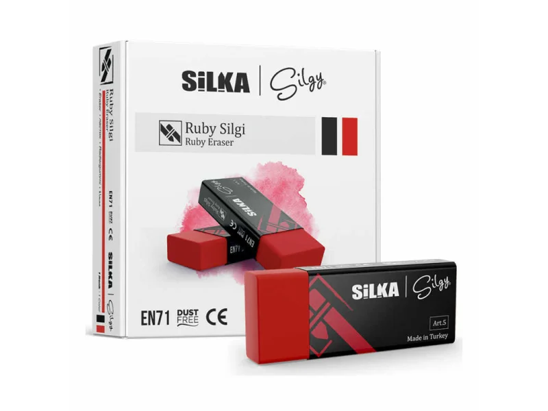 SİLKA RUBY KIRMIZI SİLGİ 20 Lİ KT ART5 SİLKA RUBY KIRMIZI SİLGİ 20 Lİ KT ART5