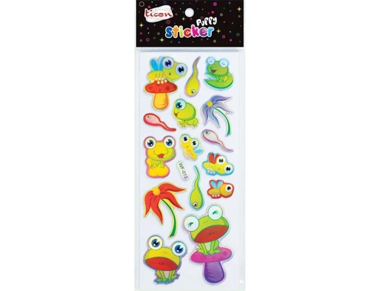 TİCON 3D STICKER PUFFY TPS TİCON 3D STICKER PUFFY TPS