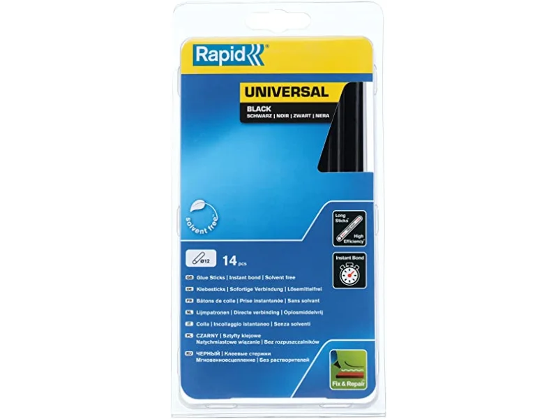 RAPİD 5000211 SİLİKON SİYAH 250 gr 12x190 mm RAPİD 5000211 SİLİKON SİYAH 250 gr 12x190 mm