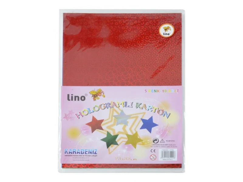 LINO 2709J HOLOGRAM KAĞIT 23x33 cm 10 LU