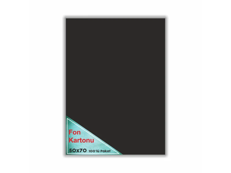 ÇINAR FON KARTONU SİYAH 48x68 100'LÜ 50003 ÇINAR FON KARTONU SİYAH 48x68 100'LÜ 50003
