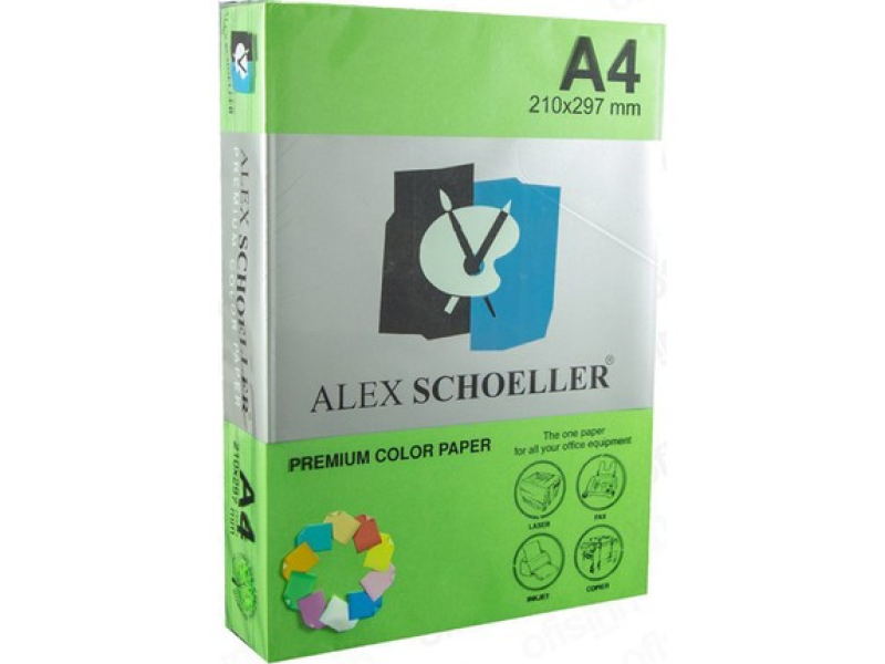 ALEX A4 AÇIK YEŞİL 45130 FOTOKOPİ KAĞIDI 100 LÜ ALEX A4 AÇIK YEŞİL 45130 FOTOKOPİ KAĞIDI 100 LÜ