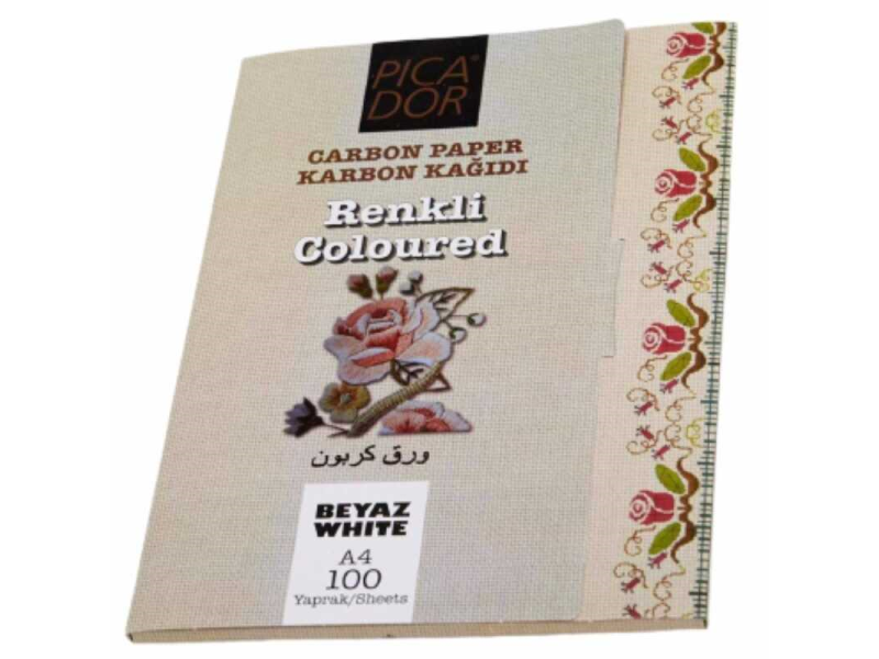 PİCADOR A4 BEYAZ KARBON KAĞIDI KK 004 PİCADOR A4 BEYAZ KARBON KAĞIDI KK 004