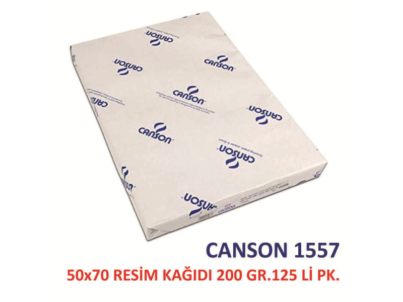 CANSON 1557 50x70 RESİM KAĞIDI 200 GR.125 Lİ PK.204121513 CANSON 1557 50x70 RESİM KAĞIDI 200 GR.125 Lİ PK.204121513