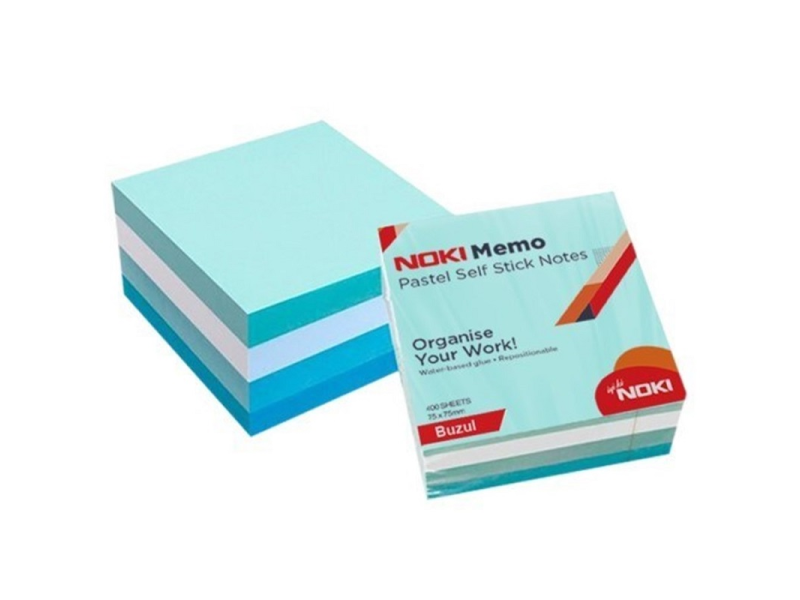 NOKİ MEMO 75x75 PASTEL BUZ KÜP BLOK YAPIŞKAN NOT KAĞIDI 400 SYF 12013-33 NOKİ MEMO 75x75 PASTEL BUZ KÜP BLOK YAPIŞKAN NOT KAĞIDI 400 SYF 12013-33