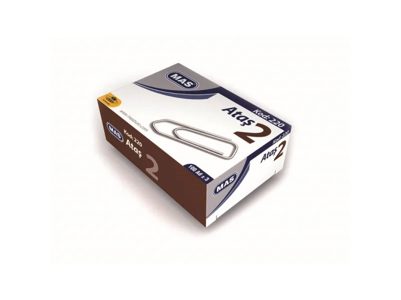MAS 220 ATAŞ NO:2 100 LÜ 2 CM MAS 220 ATAŞ NO:2 100 LÜ 2 CM