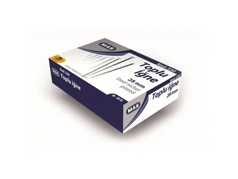 MAS 330 TOPLU İĞNE 20 GR. 28 MM MAS 330 TOPLU İĞNE 20 GR. 28 MM