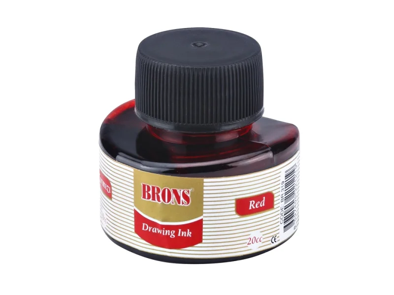 BRONS ÇİNİ MÜREKKEBİ KIRMIZI 20 CC BR-319