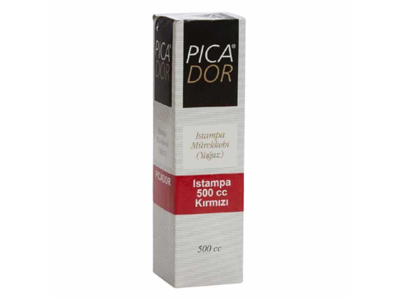 PİCADOR ISTAMPA MÜREKKEBİ KIRMIZI 500cc 1/2 KE 009 PİCADOR ISTAMPA MÜREKKEBİ KIRMIZI 500cc 1/2 KE 009