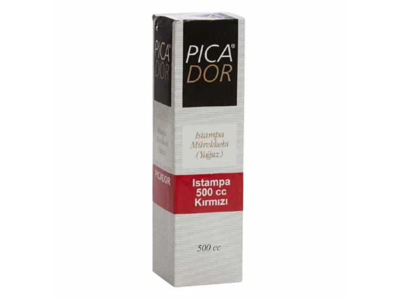 PİCADOR ISTAMPA MÜREKKEBİ KIRMIZI 500cc 1/2 KE 009 PİCADOR ISTAMPA MÜREKKEBİ KIRMIZI 500cc 1/2 KE 009