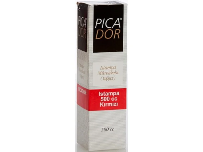 PİCADOR ISTAMPA MÜREKKEBİ KIRMIZI 50cc PİCADOR ISTAMPA MÜREKKEBİ KIRMIZI 50cc