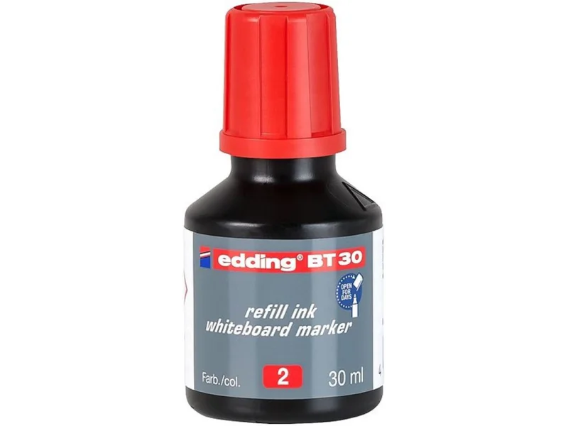 EDDİNG BT30 KIRMIZI TAHTA KALEMİ MÜREKKEBİ 30 ml EDDİNG BT30 KIRMIZI TAHTA KALEMİ MÜREKKEBİ 30 ml