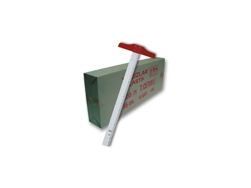 YILDIZLAR 65 CM. PLASTİK (T) CETVELİ KOD.071 YILDIZLAR 65 CM. PLASTİK (T) CETVELİ KOD.071