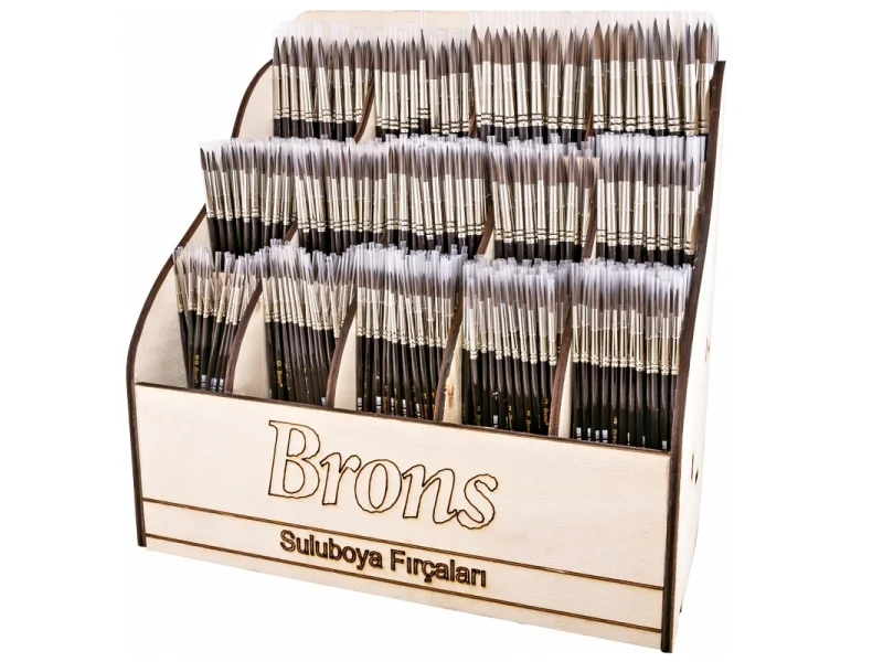 BRONS SULU BOYA FIRÇA STANDI 720 Lİ BR-246 BRONS SULU BOYA FIRÇA STANDI 720 Lİ BR-246