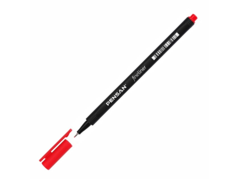 PENSAN 6500 KIRMIZI FINELINER KALEM