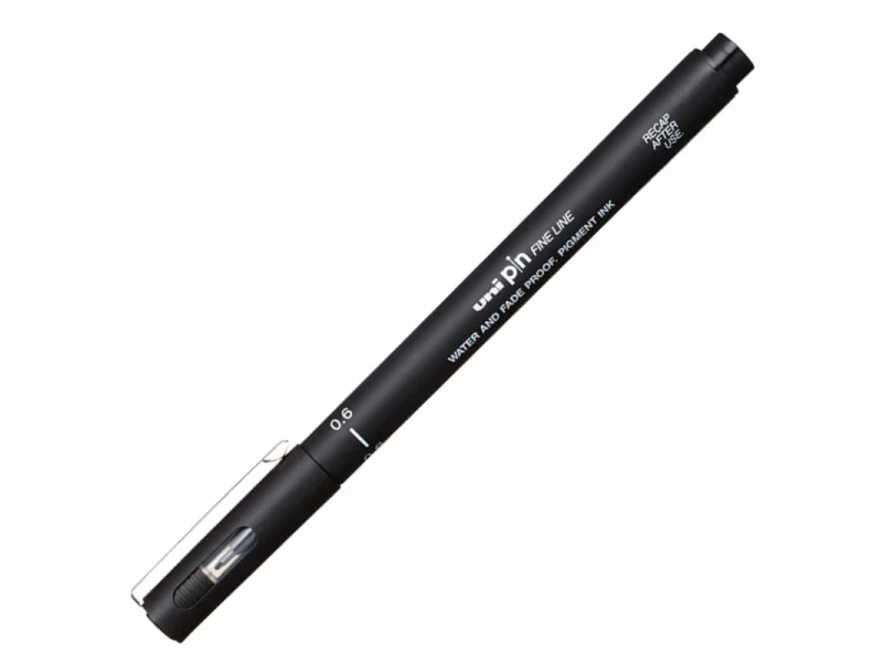 UNİ-BALL PIN06-200 FINELINE 0.6 SİYAH ÇİZİM KALEMİ UNİ-BALL PIN06-200 FINELINE 0.6 SİYAH ÇİZİM KALEMİ