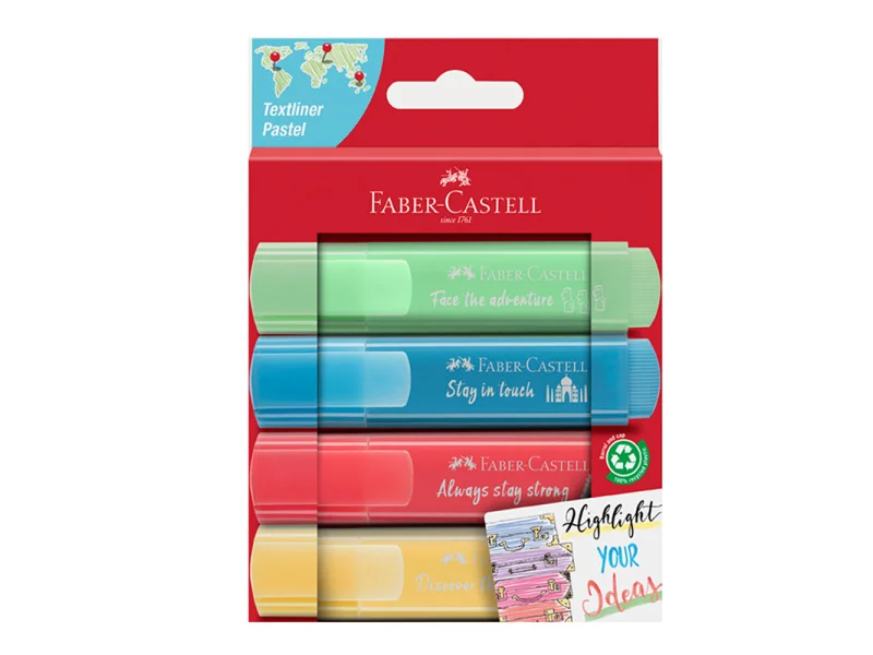 FABER FOSFORLU KALEM K 46 PASTEL RENK 4 LÜ 302546250 FABER FOSFORLU KALEM K 46 PASTEL RENK 4 LÜ 302546250