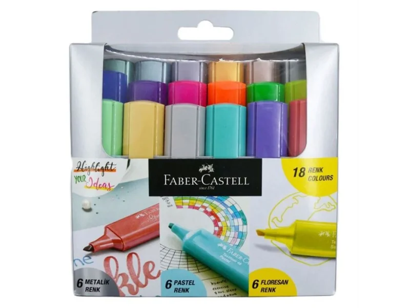 FABER FOSFORLU KALEM ÖZEL SET 18 Lİ 50300000030 FABER FOSFORLU KALEM ÖZEL SET 18 Lİ 50300000030