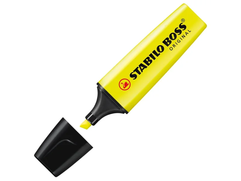 STABILO BOSS FOSFORLU KALEM SARI 70/24 STABILO BOSS FOSFORLU KALEM SARI 70/24