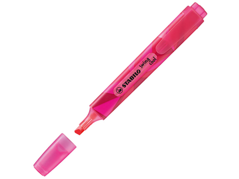 STABILO SWING COOL PEMBE FOSFORLU KALEM 275/56 STABILO SWING COOL PEMBE FOSFORLU KALEM 275/56