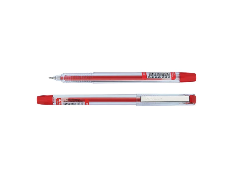 PENSAN 6405 MY-KING GEL KIRMIZI KALEM METAL KLİPS PENSAN 6405 MY-KING GEL KIRMIZI KALEM METAL KLİPS