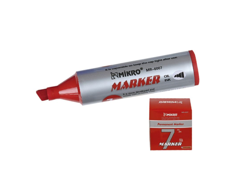 MİKRO 6007 KIRMIZI 7 mm MARKER
